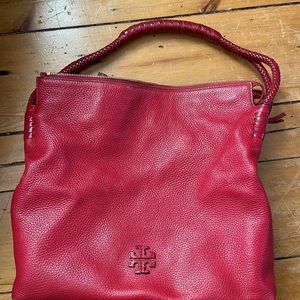 Tory Burch Red Leather hand bag